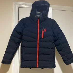 SPYDER Youth Boys Impulse Synthetic Down Jacket w/ detachable hood 14 and 16